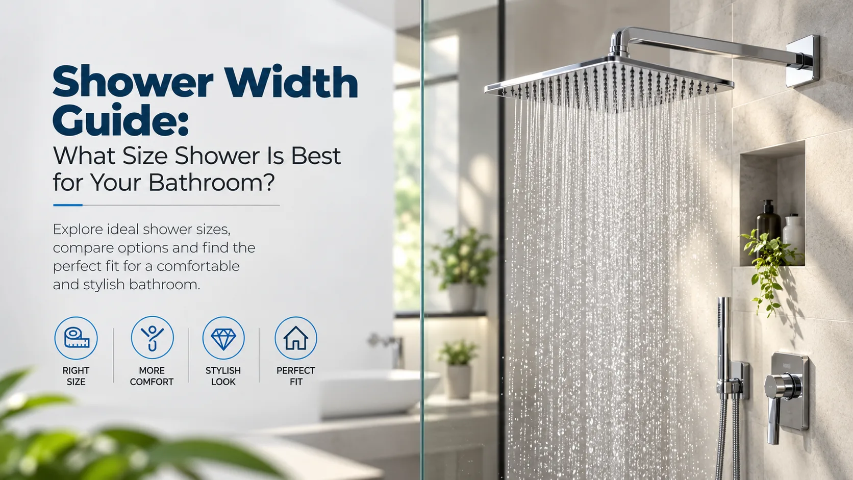 Shower Width Guide: What Size Shower Is Best for Your Bathroom?